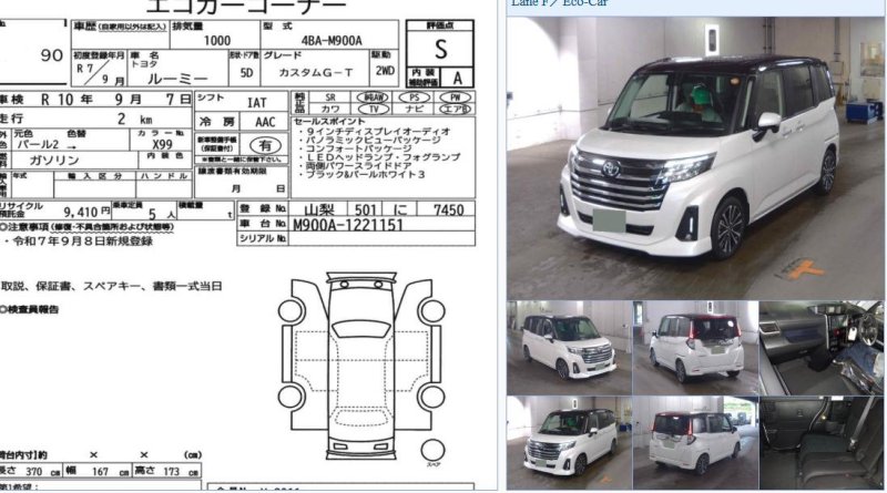 Toyota ROOMY 2025